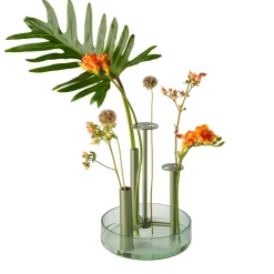Fritz Hansen Jarrón Ikeru Forest green, Alto Verde