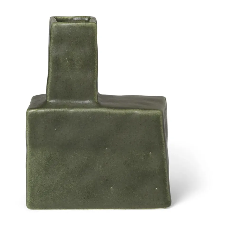 Discount Ferm Living Jarrón Koa H20, Dark sage Verde