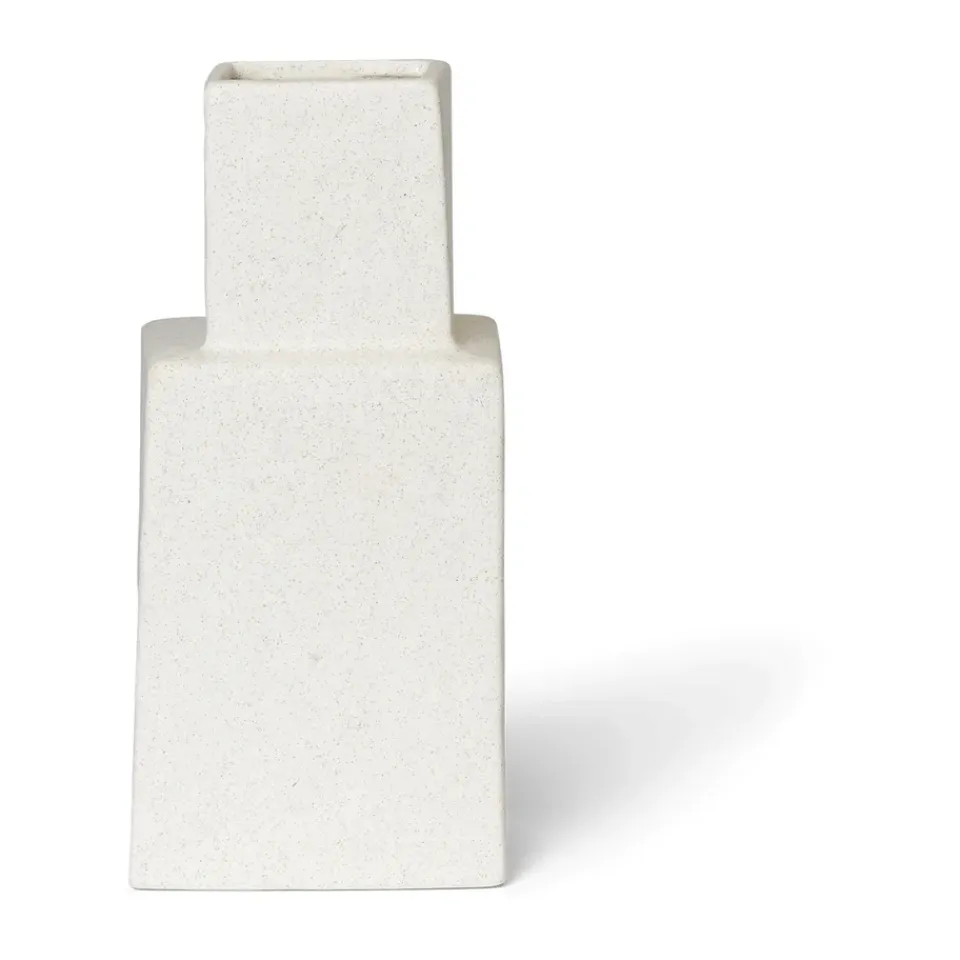 New Ferm Living Jarrón Koa H29, Off white Blanco