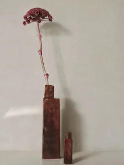 New Ferm Living Jarrón Koa H40, Red brown Marrón