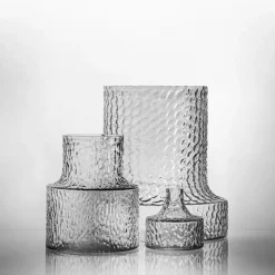 Best Skrufs Glasbruk Jarrón Kolonn estructura, 20 cm Transparente