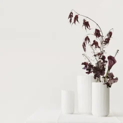 Hot Lyngby Porcelæn Jarrón Lyngby, , 31 cm Blanco