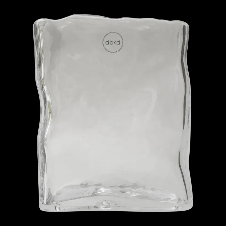 DBKD Jarrón Meadow H18 cm, Clear Transparente