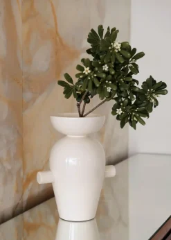 Sale &Tradition Jarrón Momento JH40, Cream Blanco