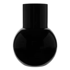 Clearance Skrufs Glasbruk Jarrón Pallo, 20 cm Negro