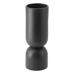 Hot DBKD Jarrón Post 23 cm, Cast iron de colores Negro