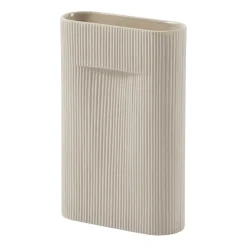 Hot Muuto Jarrón Ridge 35 cm, Beige