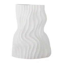 Sale Bloomingville Jarrón Sahal 25,5 cm, White Blanco