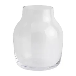 New Muuto Jarrón Silent Ø11 cm, Clear Transparente
