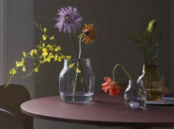 New Muuto Jarrón Silent Ø11 cm, Clear Transparente