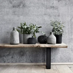 Sale MUUBS Jarrón Stain pequeño, -marrón Gris