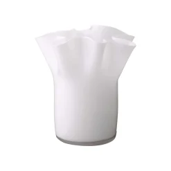 Hot Aida Jarrón Tulip 20 cm, Blanco