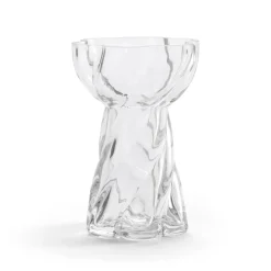 Outlet Cooee Design Jarrón Twist bulb 12,8 cm, Clear Transparente