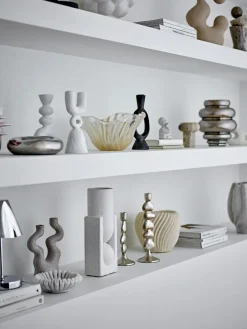 Clearance Bloomingville Jarrón Zorya 24 cm, Plata Plateado