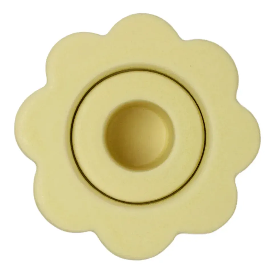Clearance PotteryJo Jarrón/Candelabro Birgit 5 cm, Pale Yellow Amarillo