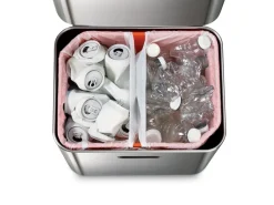 New Joseph Joseph Totem Max cubo de basura 60 L, Stainless steel Plateado