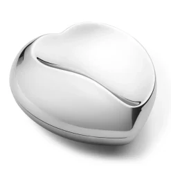 Outlet Georg Jensen Joyero Heart box, Grande 12x13 cm Plateado