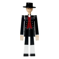 Outlet Kay Bojesen Denmark Kay Bojesen hombre en traje típico noruego, negro-rojo-blanco NegroBlancoRojo