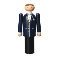 Discount Kay Bojesen Denmark Kay Bojesen novio, -negro-blanco, 12 cm Azul