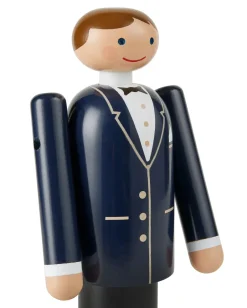 Online Kay Bojesen Denmark Kay Bojesen novio, azul-negro-blanco, 18 cm AzulNegro