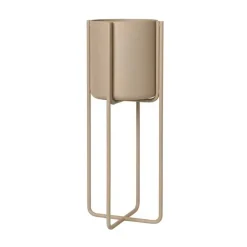 Online Blomus Kena Maceta con base S h55 cm Ø22 cm, Nomad Beige