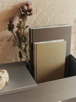 Ferm Living Lager plant box 65x60 cm, Aluminio Plateado