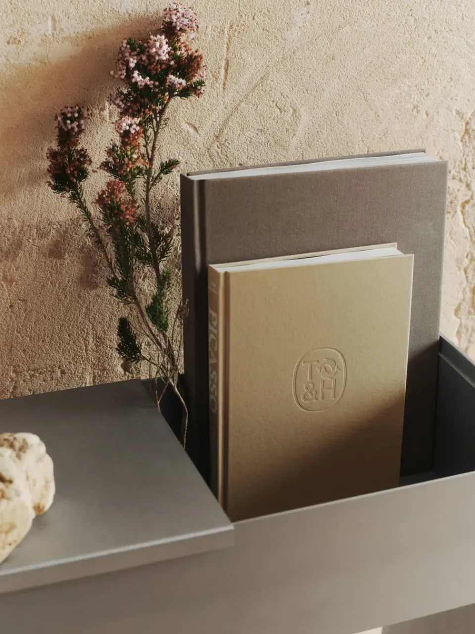 Ferm Living Lager plant box 65x60 cm, Aluminio Plateado