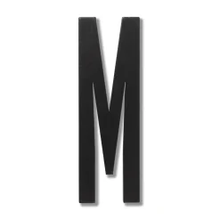 Outlet Design Letters Letra de madera , M Negro