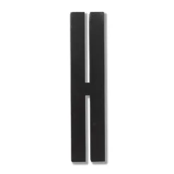 Sale Design Letters Letra de madera , H Negro