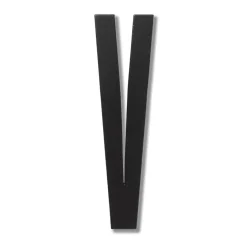 Best Design Letters Letra de madera , V Negro