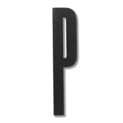 Sale Design Letters Letra de madera , P Negro