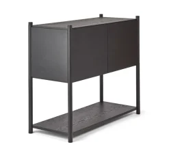 Clearance Gejst Librería Sceene bookcase C, Roble teñido Negro