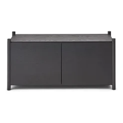 Gejst Librería Sceene bookcase G, Roble teñido Negro