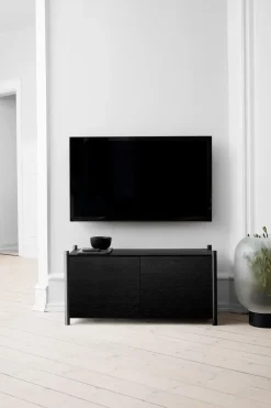 Gejst Librería Sceene bookcase G, Roble teñido Negro