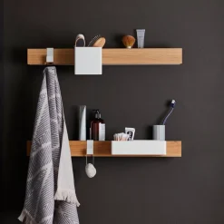 Best Gejst Listón magnético Flex Rail 60 cm, roble- Blanco