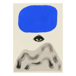 New Paper Collective Lámina Between Mountain & Sky, 30x40 cm NegroRojo