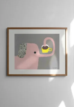 Online Fine Little Day Lámina Cest bon, 40x50 cm Gris
