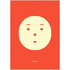New Paper Collective Lámina Cherobley Feeling, 30x40 cm RojoAmarillo
