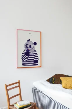 New Paper Collective Lámina Coney, 50x70 cm BlancoAzulBeigeRojo