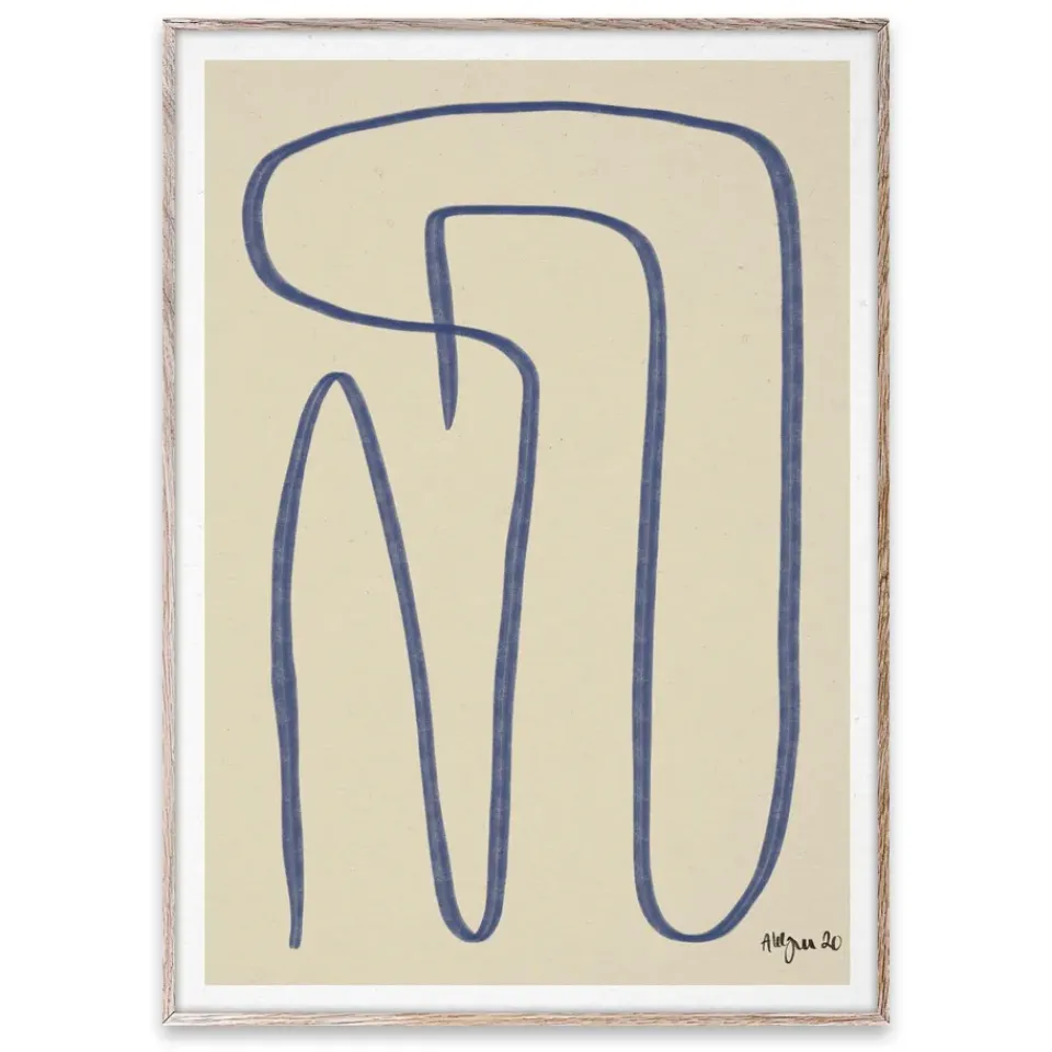 Online Paper Collective Lámina Different Ways , 50x70 cm Azul