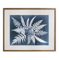 New Fine Little Day Lámina Fern star, 40x50 cm NegroBlanco