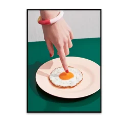 Best Paper Collective Lámina Fried Egg, 30x40 cm Multi