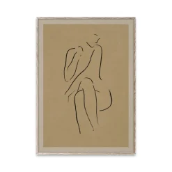 Clearance Paper Collective Lámina Grace I, 30x40 cm Beige