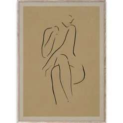 Hot Paper Collective Lámina Grace I, 70x100 cm Beige