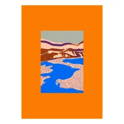 Outlet Paper Collective Lámina Orange Landscape, 50x70 cm Multi