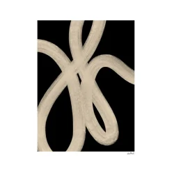 New Paper Collective Lámina Sand Lines, 30x40 cm BeigeNegro