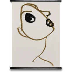 Hot Paper Collective Lámina Silhouette 02, 50x70 cm BeigeMarrónNegro