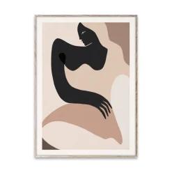 Best Paper Collective Lámina Siren, 30x40 cm BeigeNegro