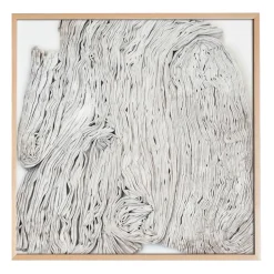 Sale Fine Little Day Lámina Textur, 70x70 cm GrisBlanco