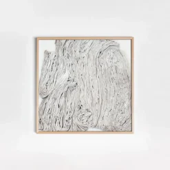 Sale Fine Little Day Lámina Textur, 70x70 cm GrisBlanco